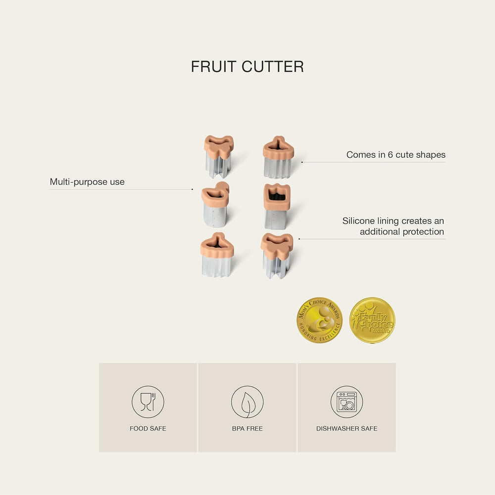 Citron Set of 6 Fruit Cutters - Ballerina