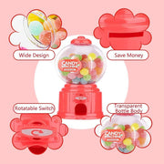 Xspring Candy Vending Machine, Gumball Machine with Easy Twist-Off Refill, Mini Candy Dispenser with Twist the Button, Vending Machine Can be Used as Filled with Candy, Piggy Bank and More