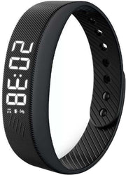 Alarm Clock Watch Bracelet, New Silent Vibration Wake-Up Wristband Vibration Alarm Reminder Watch, Quiet Vibrations Alarm Clock Bracelet Portable Alarm Clocks with Adjustable Strap Black