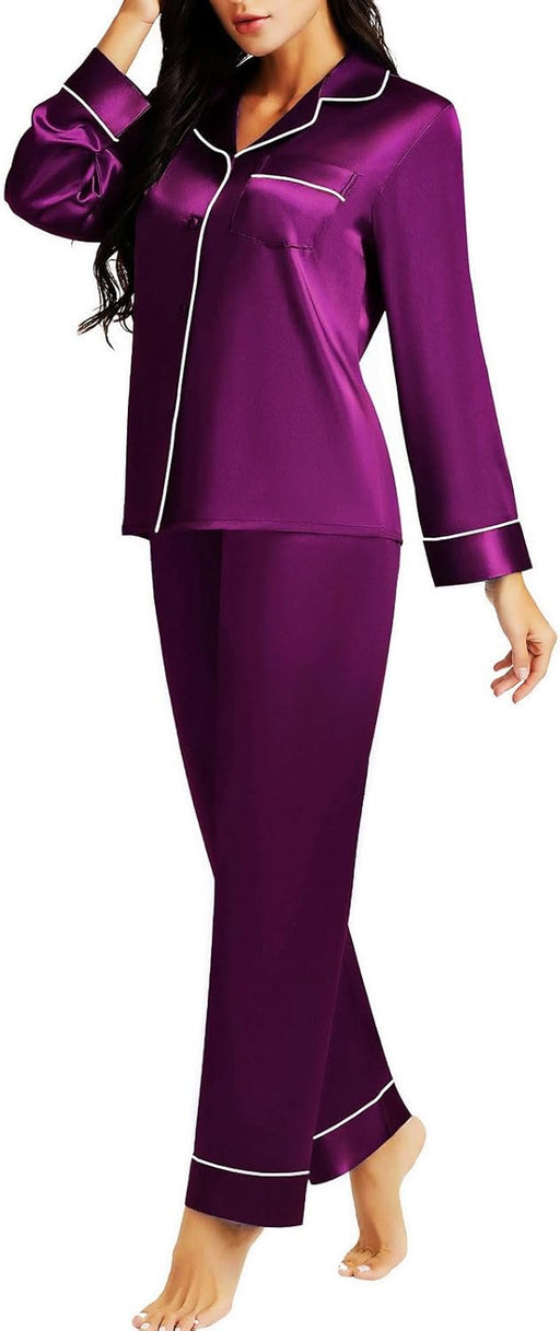 womens Dmz0017 Pajama Set (pack of 2) - Purple