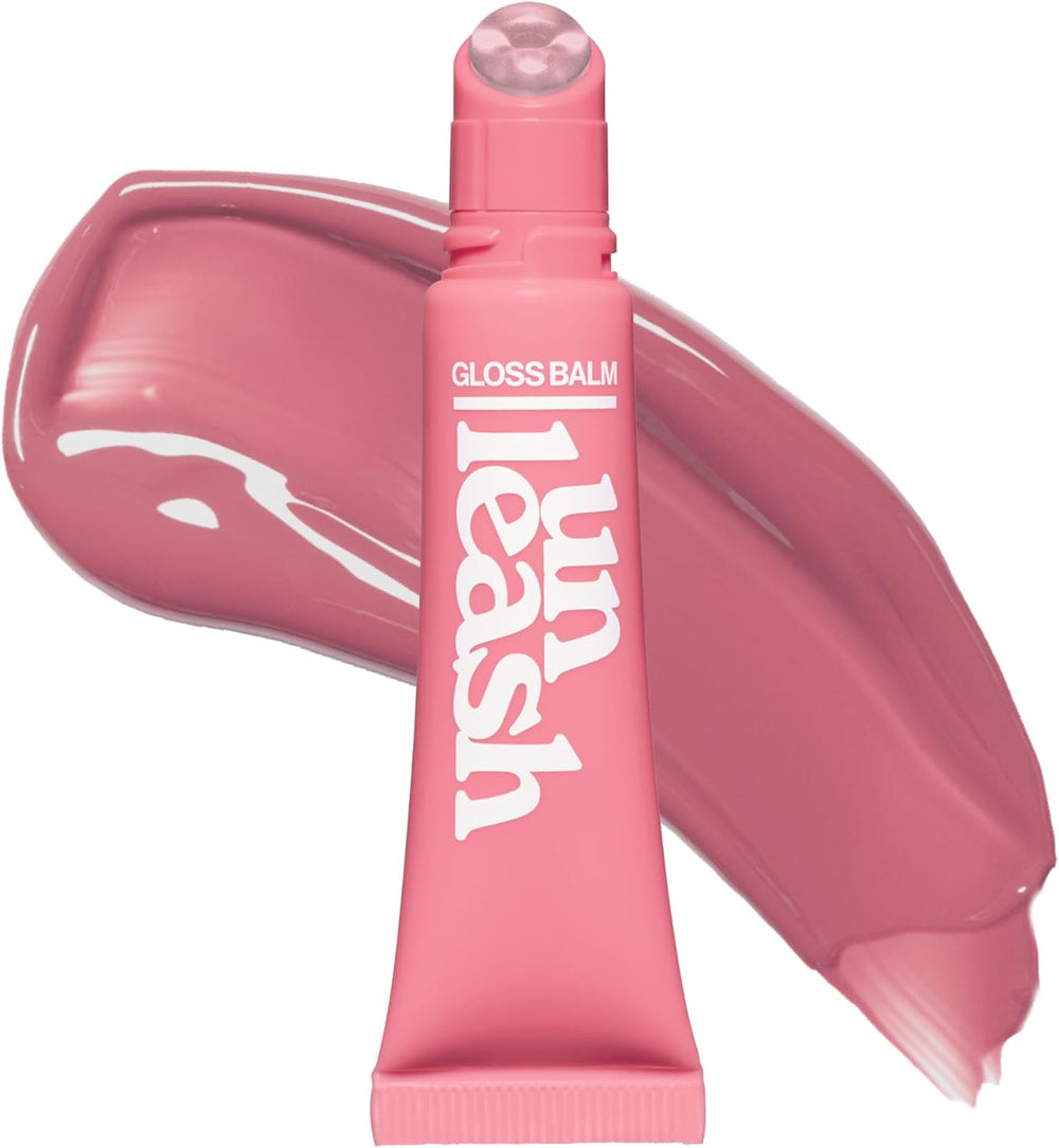 Sunset Dazzle Lip Gloss Balm, Hydrating Tinted Lip Balm with Glossy Shimmer, Lightweight & Moisturizing Vegan Formula with Peptides, Vitamin C & Vitamin E (No.0 Waikiki) 0.35 oz