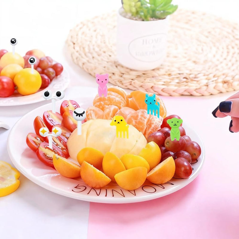 60 PCS Silicone lunch box dividers, reusable bento accessories, silicone cupcake liners, children's bento box accessories with forks, used for school, work, and travel