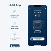 LARQ Pitcher PureVis Monaco Blue (Advanced Filter) 1.9 Liter / 8-Cup