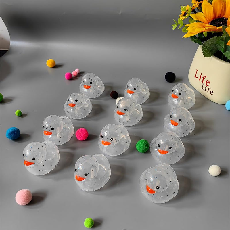 YUERFEILA Rubber Duck Bath Duck Toys for Toddlers Boys Girls,Squeak and Float Yellow Ducks in Bulk Baby Shower Duck Decorations Party Favors