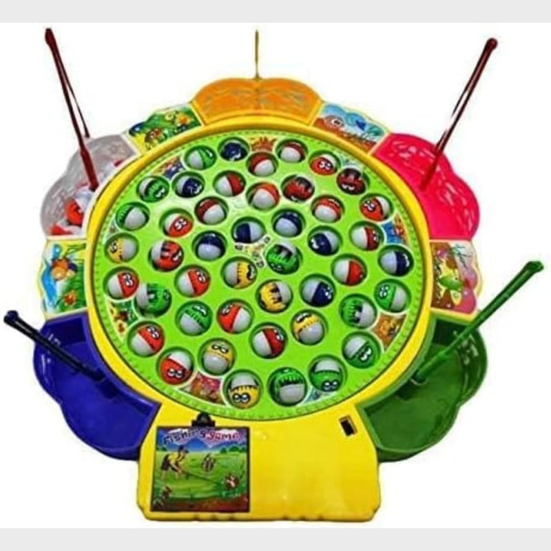Fishing Game 45 Fishes 5 Players For Kids - Unisex, Multi Color