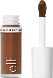e.l.f. Camo Liquid Bronzer & Contour, Silky Highly Pigmented Formula, Creates a Long-Lasting Bronzed Glow & Natural Look, Vegan & Cruelty-Free, 4 Light/Medium - Tan, Deep 29.57 ml (Pack of 1)