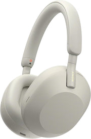 Sony WH-1000XM5 Noise Cancelling Wireless Headphones, Hi-Res Audio, Best Phone Call Quality, 30 Hours Battery Life, Wearing Detection, Alexa Voice Assistant, Black, UAE Version - 1-Year warranty - Silver