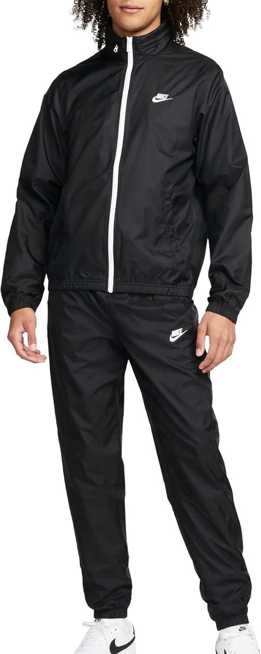 Men's M Nk Club Lnd Wvn Trk Suit Track suit - black / white