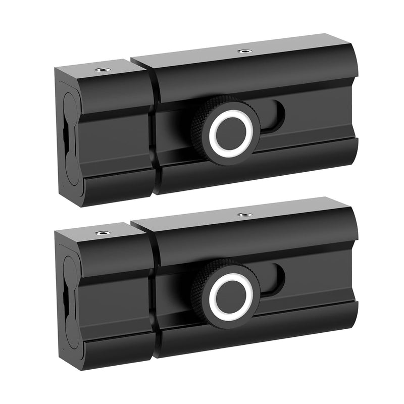 MAKINGTEC Heavy-Duty Slide Lock Latch - 3-Inch Barrel Bolt for Secure Door & Gate Locking | Ideal for Flush or Recessed Installations | Durable Black Hardware, 2-Pack