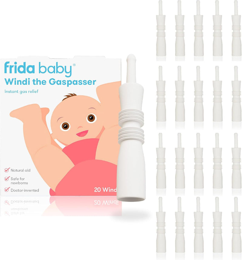 Windi Gas and Colic Reliever 10 Disposable Tubes for Fast and Natural Relief Designed by Pediatric Experts BPA and Latex-Free Safe and Hygienic for Infants - 10 Count (Pack of 2)