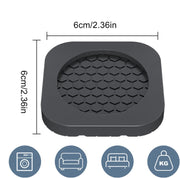 Vibration Pads for Washer and Dryer, Non Slippery Feet Pads for Dryer, Anti Vibration Pads Set of 4 for Washing Machine, Stops Washer Dryer Moving, Walking