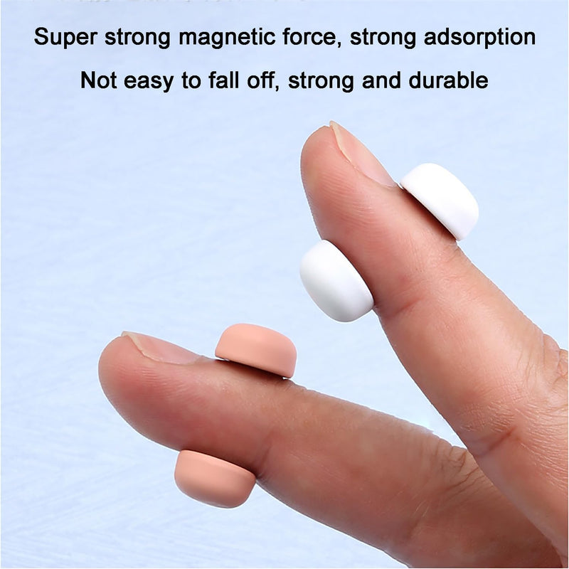 Yoezuo 8 Pcs Magnetic Hijab Pins, No Magnet, No Holes, Easy to Use, Super Strong Magnet, 8 Colors
