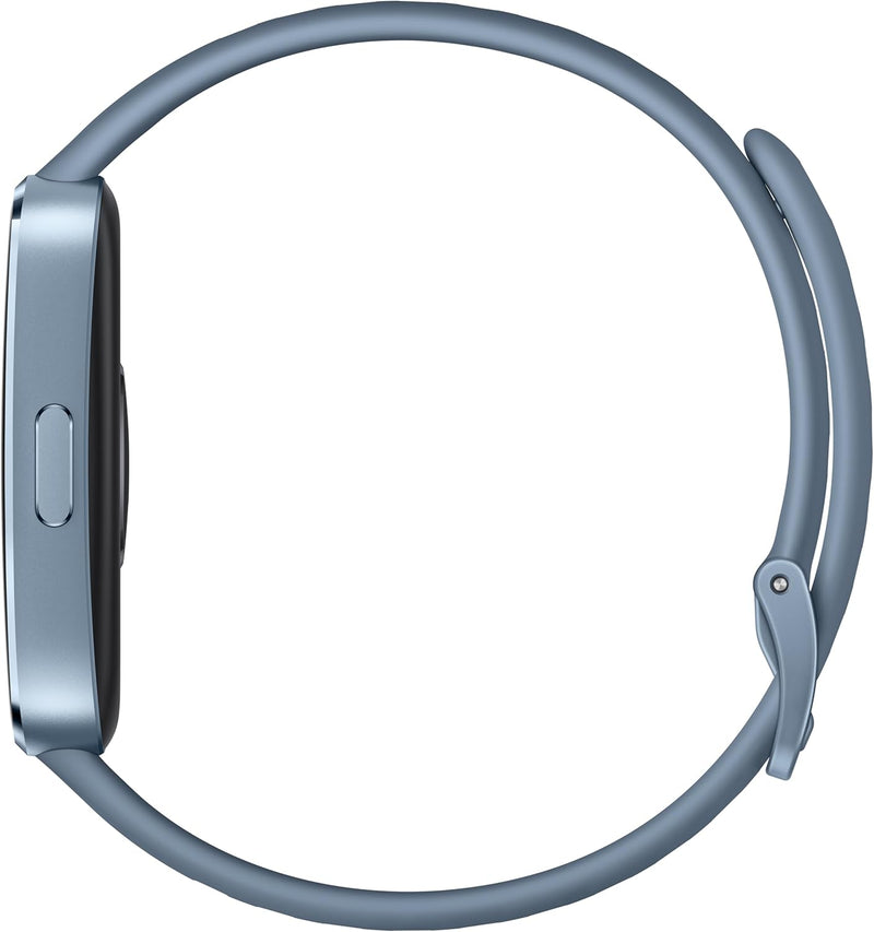 HUAWEI Band 10 Smart Watch, Metallic Design and Comfortable Wearing, Pro-level Sleep Analysis, Emotional Health Aid, 100 Workout Modes, Robust Battery Life, IOS and Android, Blue