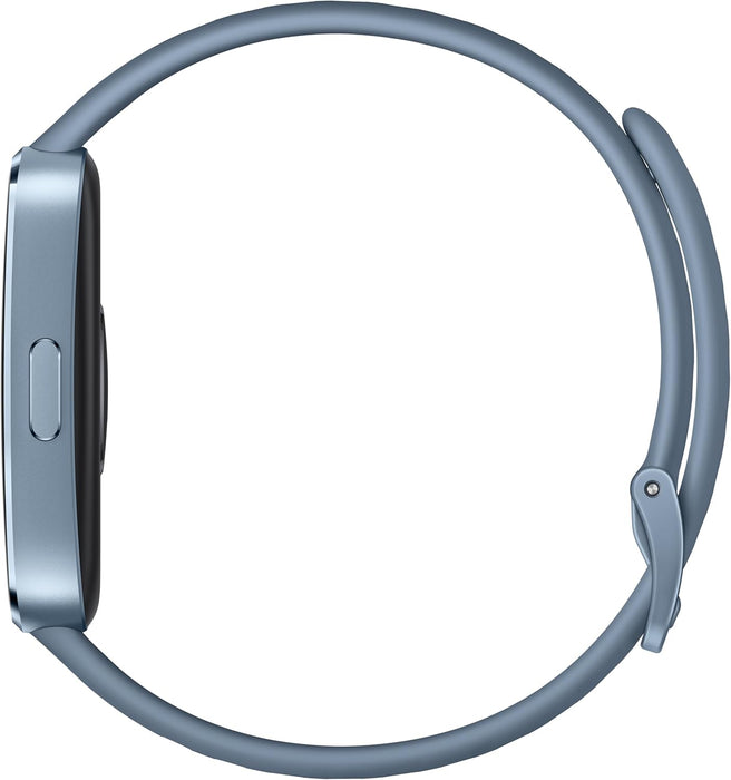 HUAWEI Band 10 Smart Watch, Metallic Design and Comfortable Wearing, Pro-level Sleep Analysis, Emotional Health Aid, 100 Workout Modes, Robust Battery Life, IOS and Android, Blue
