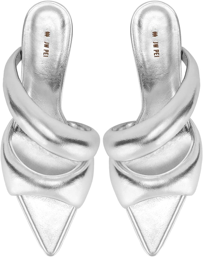 JW PEI Women's Sara Mule Heeled Sandals