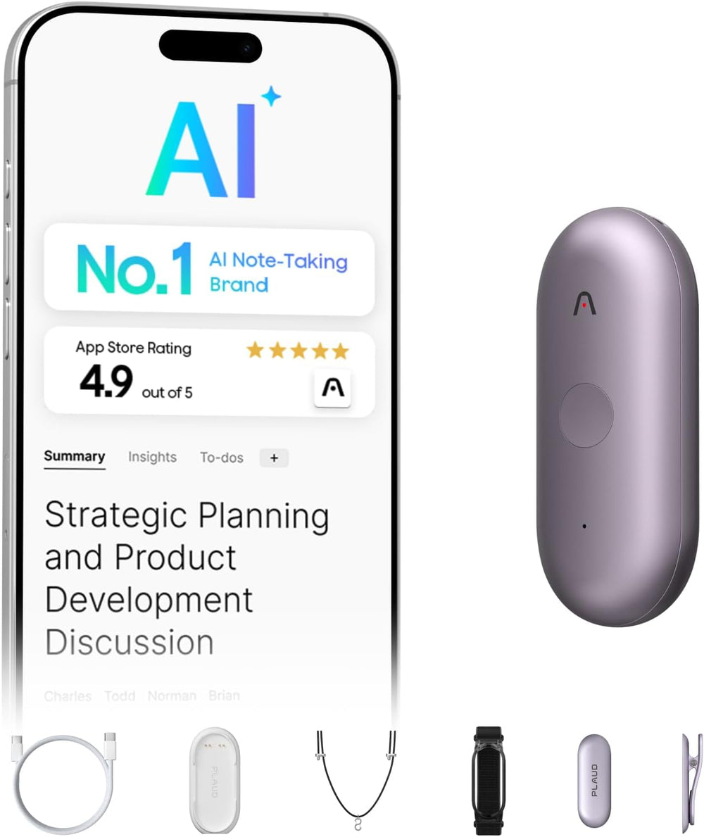 Plaud Note Pin purple PLA-NP100-P