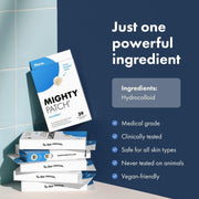 Mighty Patch Invisible Hydrocolloid Acne Pimple Patch Ultra Thin Spot Treatment (39 count) for Face and Day, Vegan, Cruelty-Free