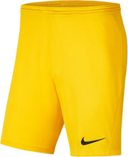 mens M Nk Dry Park Iii Short Nb K Sport Shorts - TOUR YELLOW/BLACK