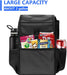 Sulfar Womdee Car Trash Cans With Lid, Multipurpose Garbage Bag And 3 Storage Pockets, Portable Accessories/Toy/Car Organizer, 100% Waterproof Leak-Proof For Truck, Minivan & Vehicle