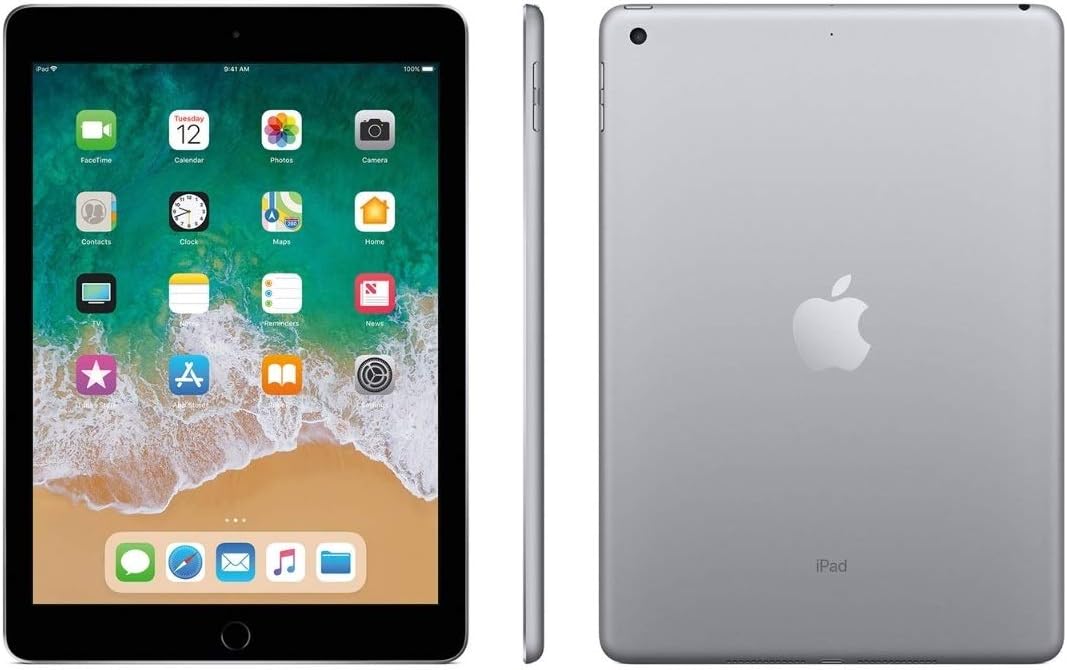 Apple (Refurbished) iPad 9.7inch with WiFi 32GB- Space Gray (2017 Model)