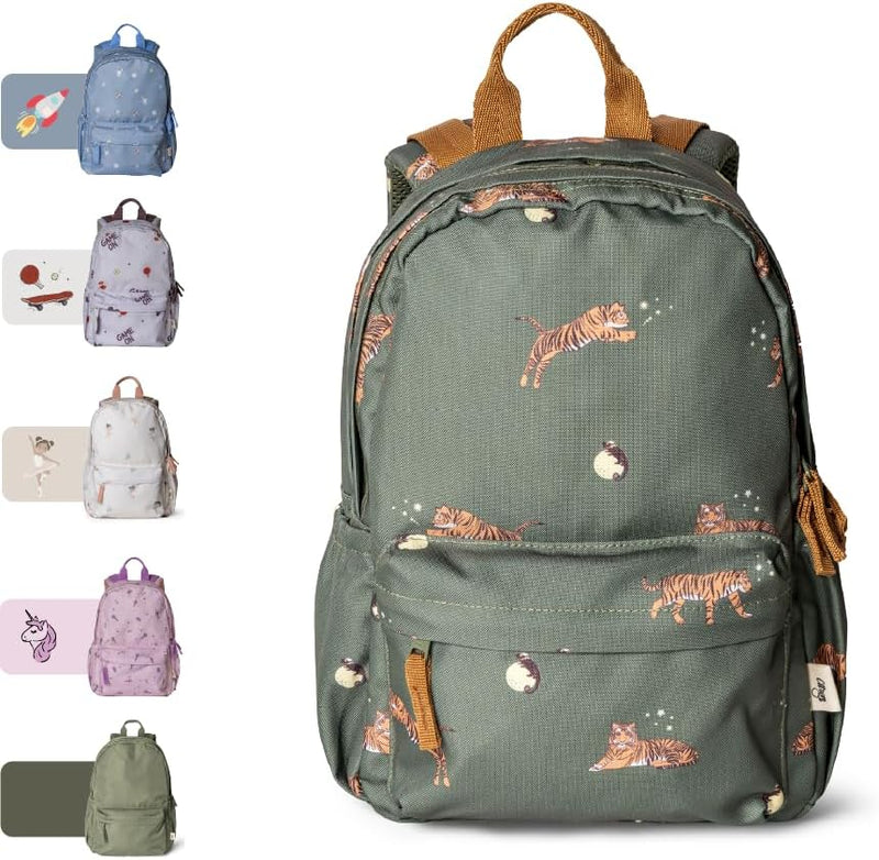 Children's School Medium Backpack, 4 to 6 years, Lightweight and Durable, Perfect for Nursery and Travel - Tiger