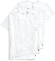 Men's Classic Fit Cotton Crew Tee Big & Tall - White/Cruise Navy