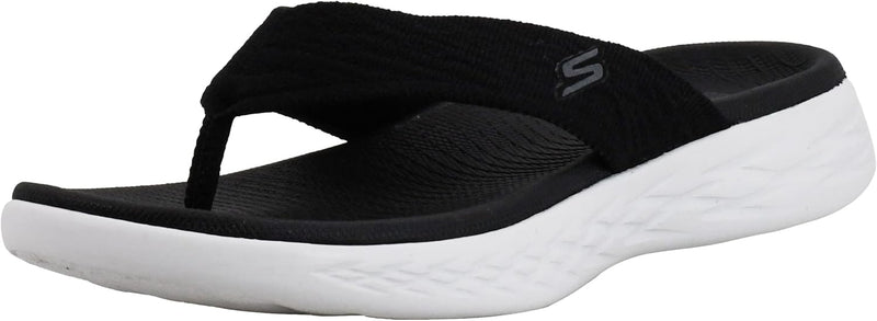 ON-THE-GO 600 - SUNNY womens Flip-Flop - Black/White