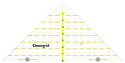 Omnigrid Ruler 1x6" - Triangle 8"