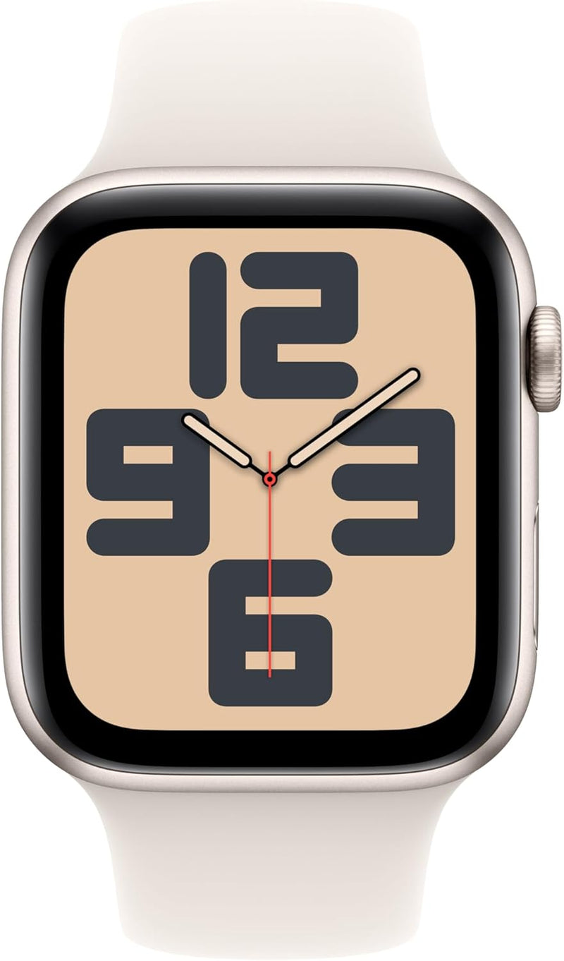 Apple Watch SE (2nd Gen) GPS + Cellular 40mm Smartwatch with Silver Aluminium Case with Denim Sport Band - M/L. Fitness and Sleep Trackers, Crash Detection, Heart Rate Monitor, Retina Display