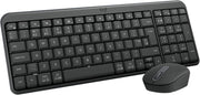 Logitech MK250 Bluetooth Wireless Mouse and Keyboard Combo: Fast & Easy Connectivity, Compact Wireless Keyboard, Ambidextrous Mouse, Durable build - Windows/MacOS, ARA Keyboard - Graphite - Mouse and Keyboard Combo