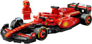 Speed Champions Ferrari SF-24 F1 Race Car Toy with a Collectible Formula 1 Driver Minifigure - Model Kits for 10+ Year Old Boys & Girls or Adult Motorsport Fans 77242