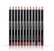 12Pcs Lot Set 12 Colors Lip Liner Pencil Waterproof Non-marking Matt Velvet Lipstick Pen (PUDAIER 12PC SET) - NICEFACE 12PC SET