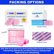 Star Babies Pack of 2 (10pcs Disposable Changing Mats + Kids Face Towel)