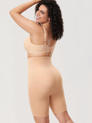 DELIMIRA Women's Shapewear Shorts Panties Tummy Control Plus Size Thigh Slimmer High Waist