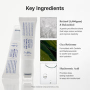 Retinol Flat Iron Eye Roller - 25ml Firming & Lifting Retinol 0.1% / Bakuchiol