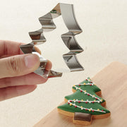 Christmas Cookie Cutters, 12 Pcs Stainless Steel Holiday Cookie Cutters Shape, Gingerbread Men, Christmas Tree, Snowflake, Santa Face and Snow Man for Baking Decorative Party Supplies