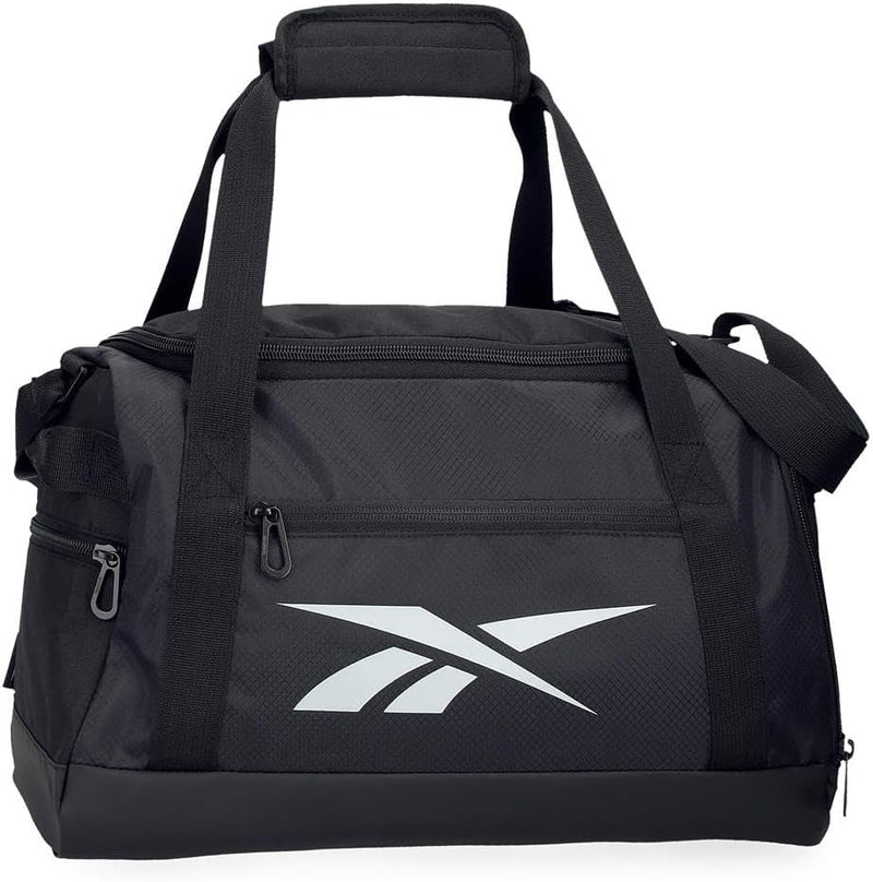 unisex-adult TRAVEL BAG 40CM REEBOK WAYLAND BLACK Duffle Bag - BLACK