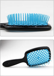 ALANX Detangler Hairbrush ï¼ŒMassage Curl Combï¼ŒDetangling Hair Brush for Women, Girls and Kids for Wet, Dryï¼ŒFine, Curly, Thick and Long Hair (WHITE/YELLOW)