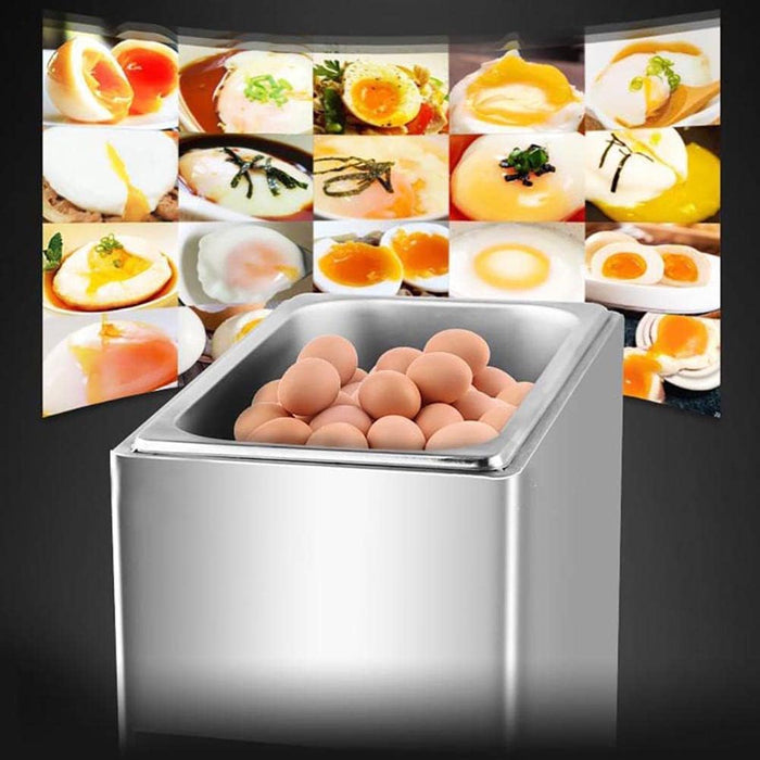 BLOSSS Commercial Hot Spring Egg Cooker, 50Pcs Intelligent Egg Boiler Cooker 9L Large Capacity Automatic Half-Boiled Egg Soft-Boiled Egg Machine Omelette Device