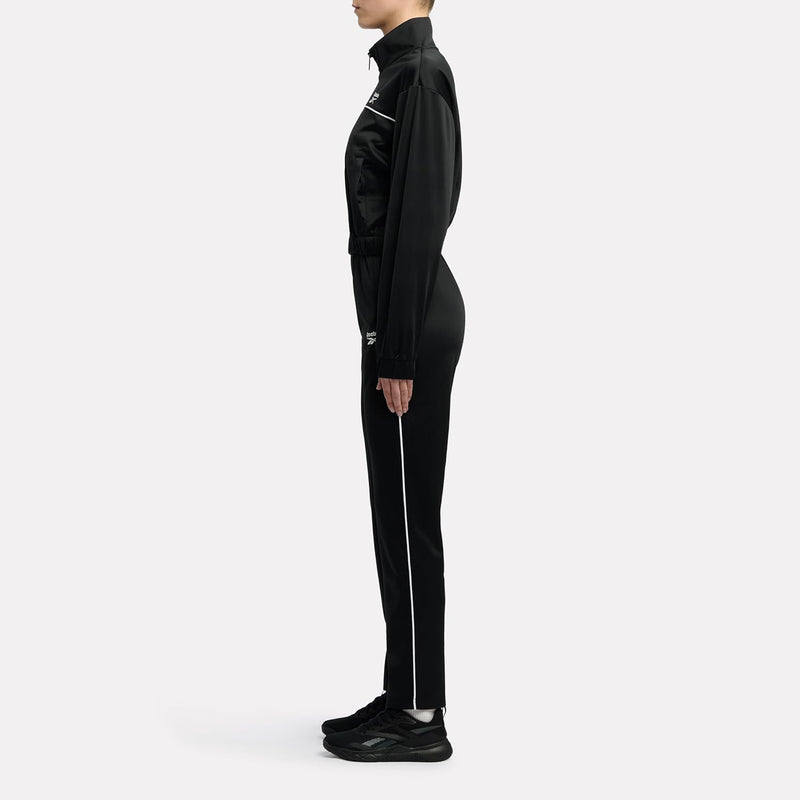 Justine Piping Tracksuit 2Pc Tracksuit For Women'S Black M