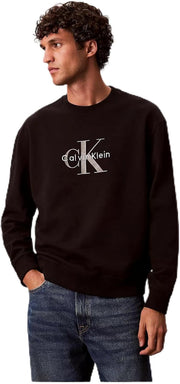 mens Ls eu 350terry monol Sweatshirts (pack of 1) - Black