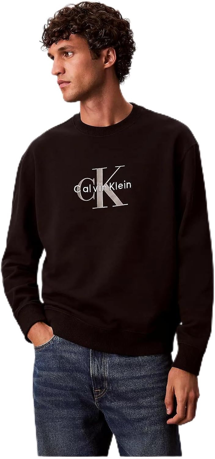 mens Ls eu 350terry monol Sweatshirts (pack of 1) - Black