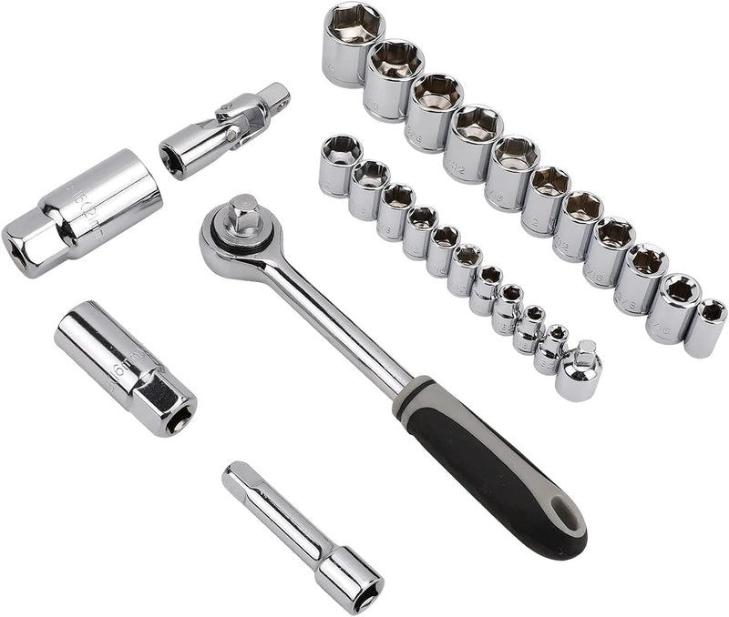 Amazon Basics 131-Piece General Household Home Repair and Mechanic's Hand Tool Kit Set