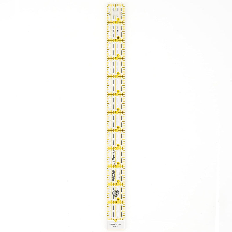 Omnigrid Ruler 1x6" - Rectangle 1" x 12-Â½"