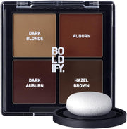BOLDIFY Hairline Powder, Instantly Conceals Hair Loss and Fills In Receding Hairlines, and Wide Parts, Stain-Proof 48 Hour Formula for Hair & Beard, Root Concealer & Gray Hair Coverage (Medium Brown) - Reds