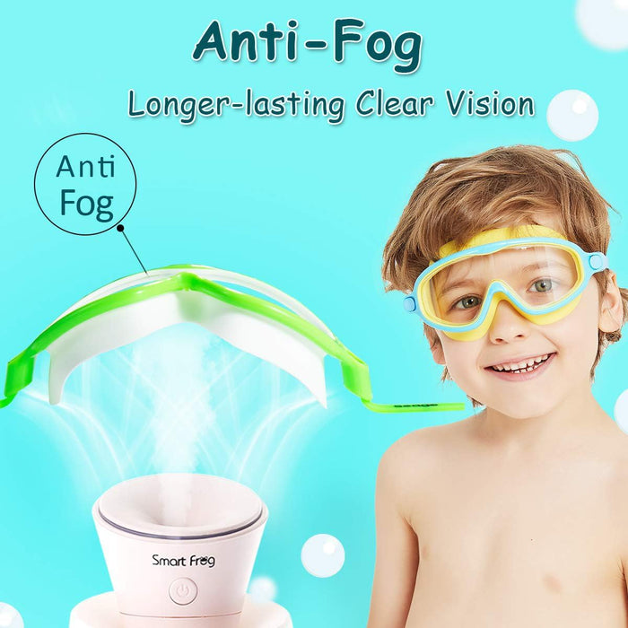 Kids Swim Goggles 2 Pack Anti-Fog Anti-UV Wide View Swimming Goggles Pool Goggles for Kids 3-15