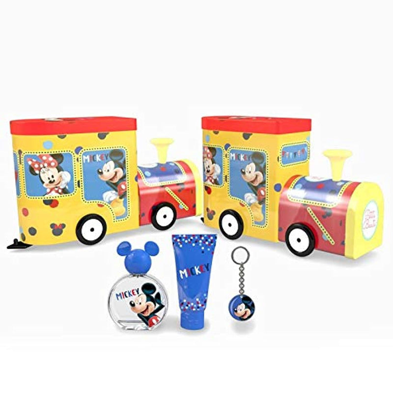 Disney Mickey Train Giftset For Kids, Eau De Toilette, 50 Ml + Shower Gel, 75 Ml