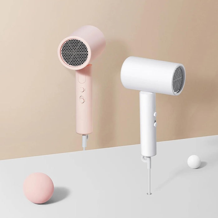 Xiaomi Compact Hair Dryer H101 Compact Ultra Light Weight and foldable| Hot/Cold Air Alternating Mode | Multiple air flow modes | 50 million* negative ions| A dual overheat protection mechanism| White