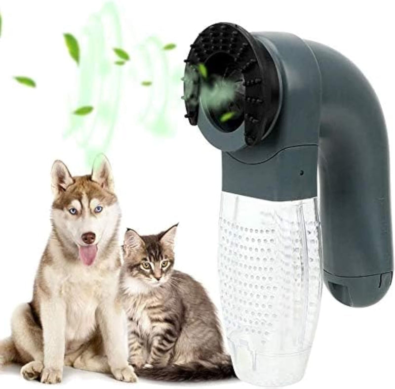 Pet Hair Sucker Dog Hair Suction Device Cat Massage Brush Cleaning Vacuum Cleaner for Dogs and Cats Grooming