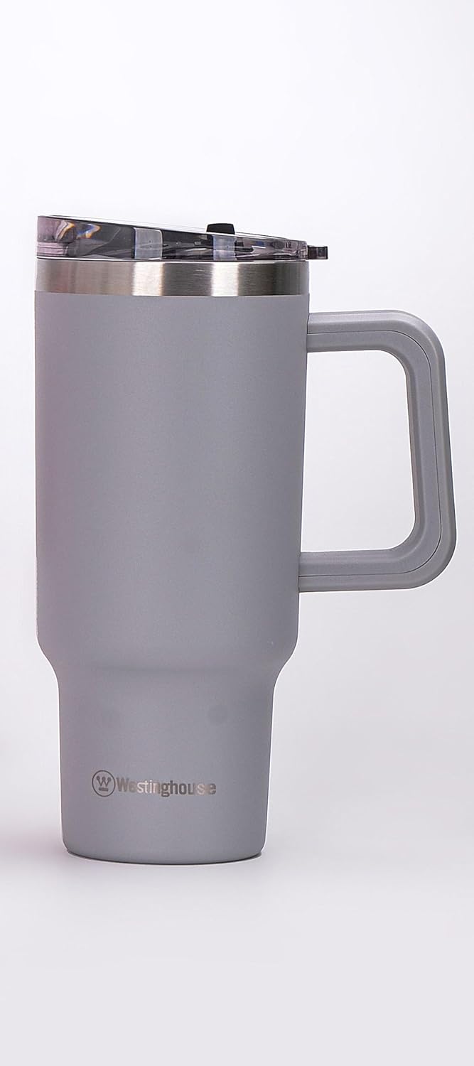 Westing House 32oz/946ml Double-Wall Stainless Steel Insulated Tumbler | BPA-Free Reusable Cup for Coffee, Water, Iced Tea & More | 6 hrs Hot & 9 hrs Cold | Ideal for Indoor & Outdoor Use | Black